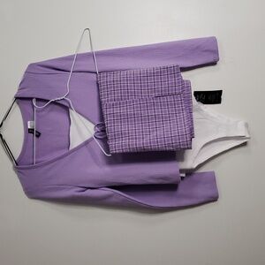 "Clueless" purple outfit small